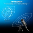 NEEWER 1.2M LAVALIER LAPEL 3.5MM TRS OMNIDIRECTIONAL CONDENSER MICROPHONE 2PACK 21000069