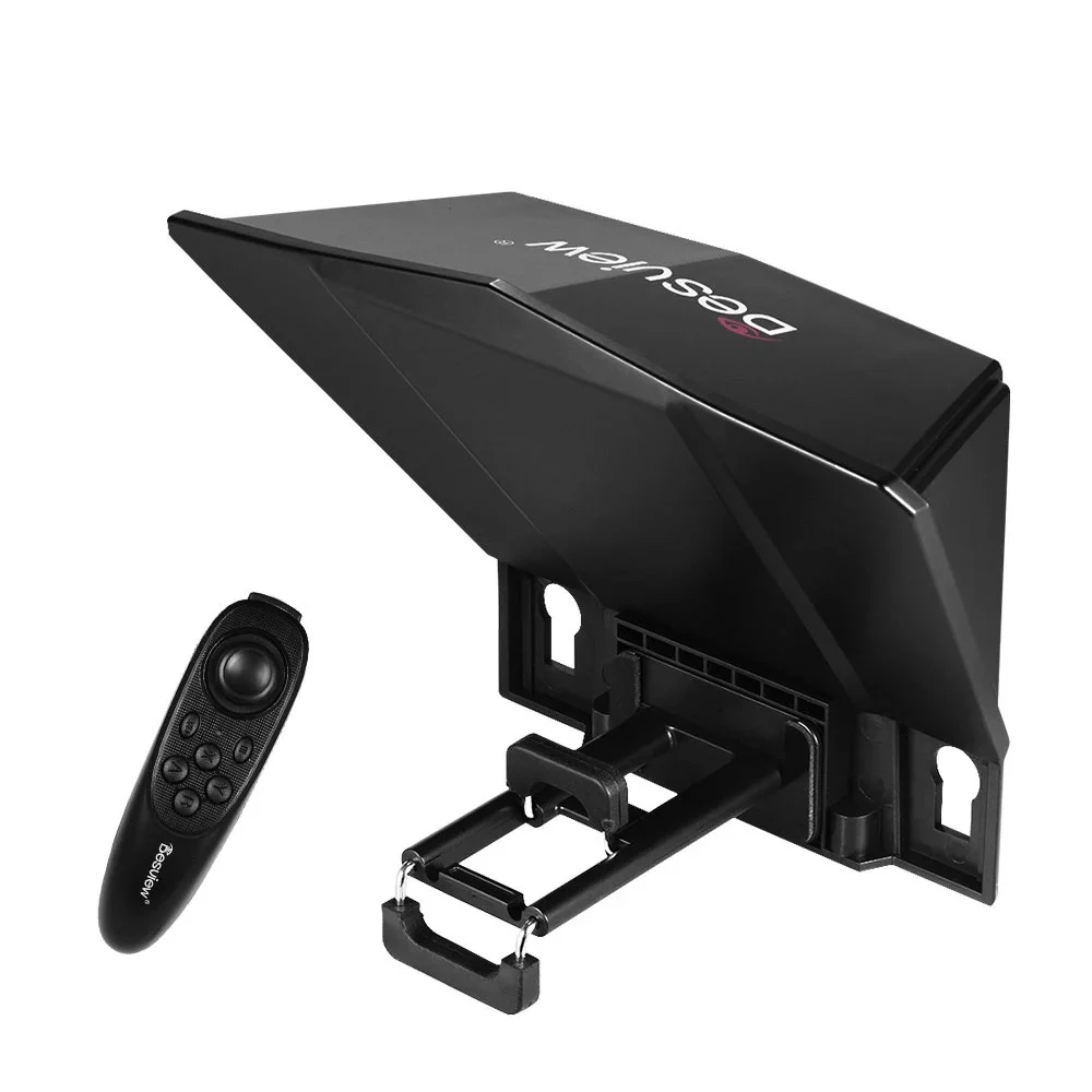 Desview T2 Teleprompter for Smartphone Tablet DSLR Camera Phone Video Recording for Tablet Smartphone iPad up to 8 inch,70/30 Beam Splitter Glass