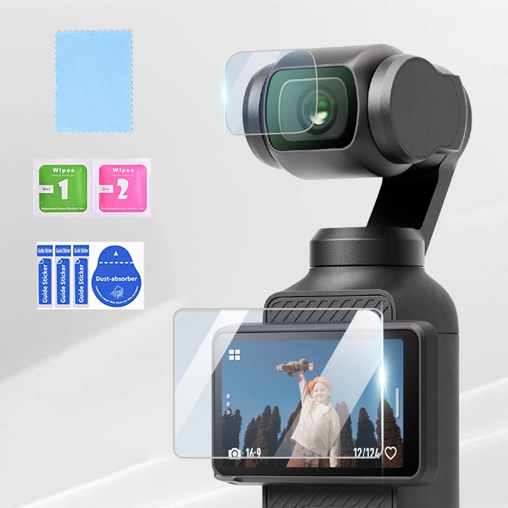 زُوجان من الزجاج الواقي لشاشة DJI OSMO Pocket 3
