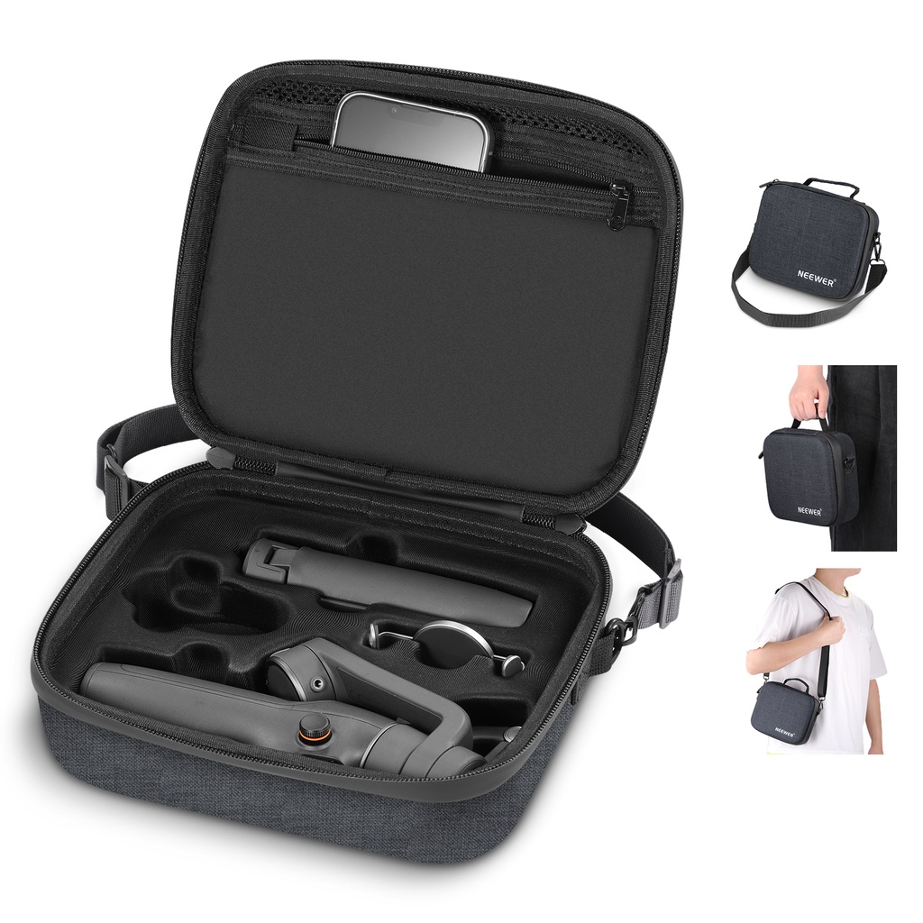 حقيبة تخزين محمولة مقاومة للماء من NEEWER لجيمبال DJI OM 6 (رقم الموديل 10101930)