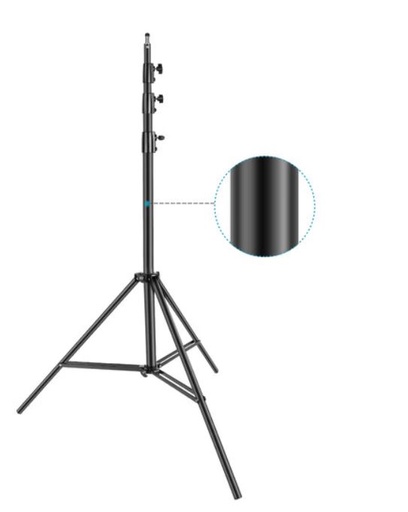 نيور NEEWER ST-400 حامل إضاءة قوي التحمل بوسائد هوائية (أسود، ارتفاع 13 قدمًا) رقم المنتج: 10096703