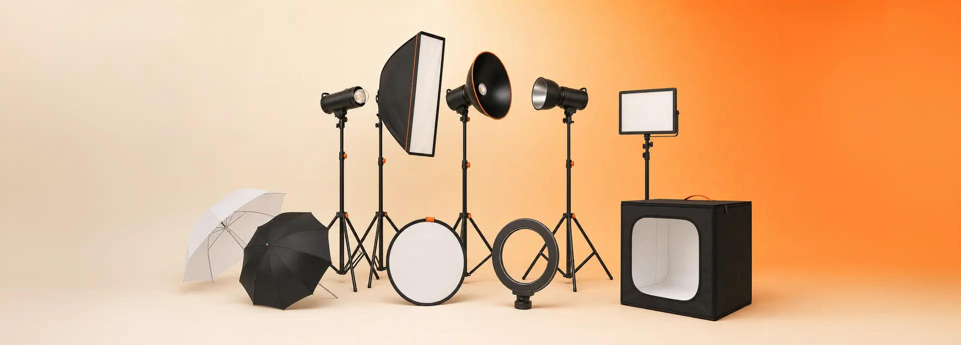 Professional studio lighting equipment in Palestine
