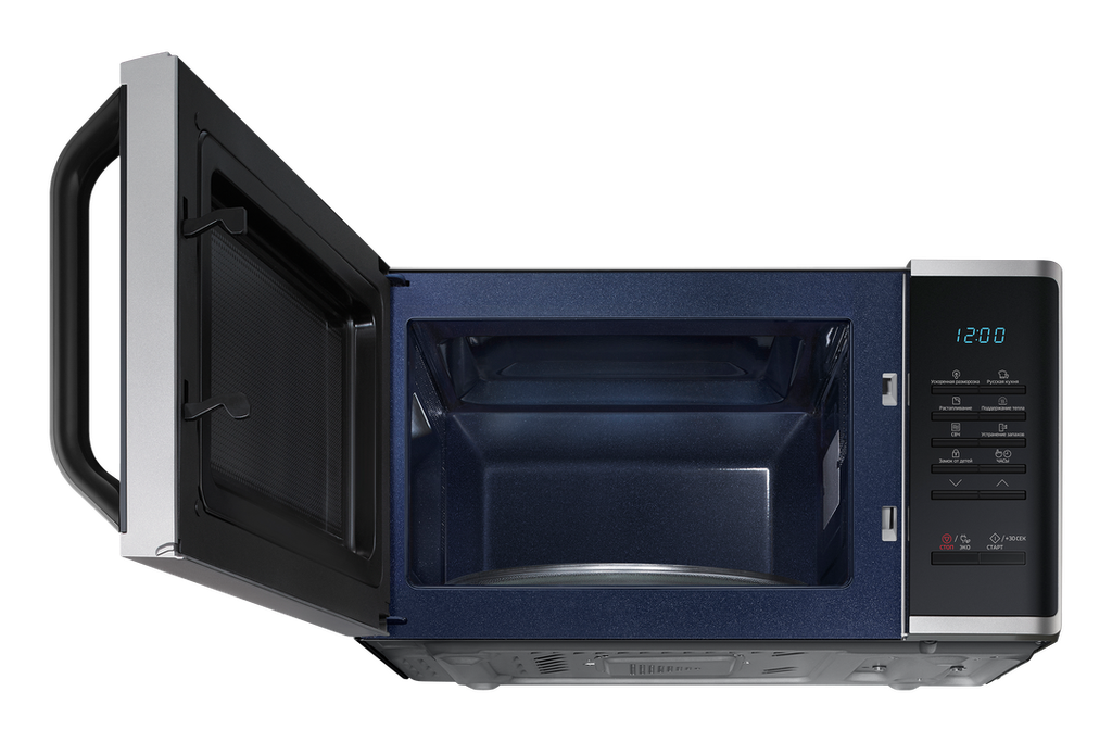 Samsung Microwave MS23K3513AS/LI (23L Capacity, 800W Output Power, 6 Power Levels, Eco Mode, Quick Defrost, Auto Cook, Auto Programs, LED Display, Deodorization, Child Safety Lock)