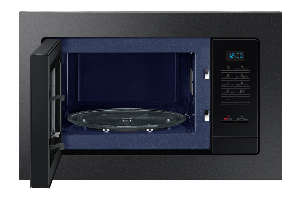 Samsung Microwave Built-In MS23A7013AB/LI (23L Capacity, 800W Output Power, 6 Power Levels, Eco Mode, Quick Defrost, Auto Cook, Auto Programs, Deodorization, Child Safety Lock, Built-in Kit