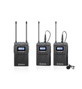 BOYA BY-WM8 Pro-K2 UHF Dual-Channel Wireless Lavalier System (576.4 to 599.9 MHz, 568.6 to 592 MHz)