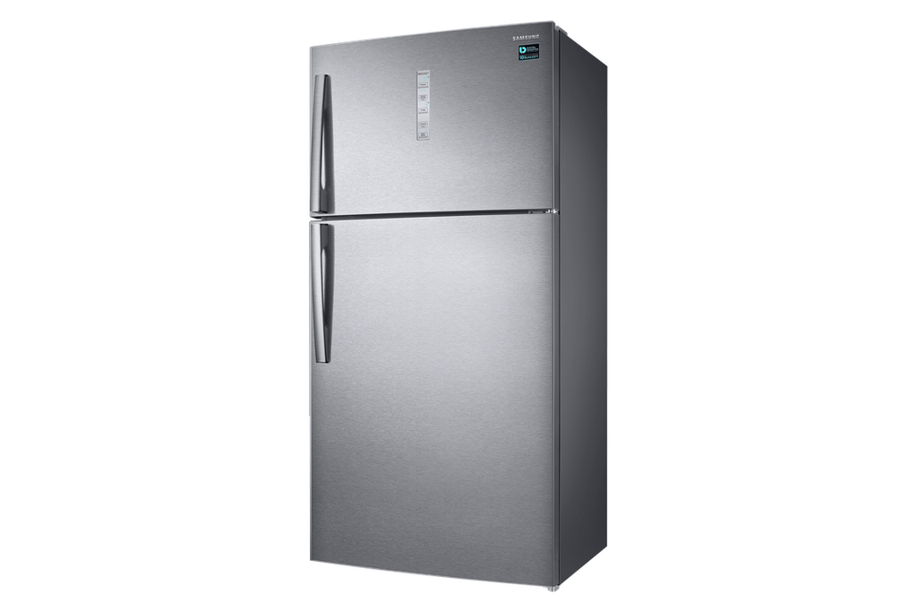 Samsung REF RT58K7004SL (600L Capacity, Twin Cooling Plus, Digital Inverter Compressor, Tempered Glass Shelves, Top LED Lighting, External Display & Control, Ez Clean Steel Color, Twist Ice Maker)