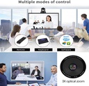 goldensky Conference Room Camera Full HD 1080p USB PTZ Video Conference Camera for Business Meetings Wide Angle More Optical Zoom (10x Optical USB)