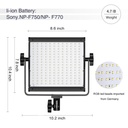 GVM 800D-RGB-3L Kit of 3 LED lights