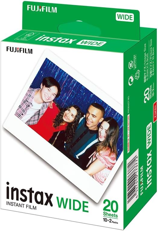 Fujifilm Instax Mini Wide Film 2 Pack 20 Sheets per Pack