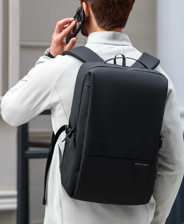 Mark Ryden Super Light: Multi-compartment Waterproof Leather Computer Commuter Backpack