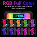 PULUZ Pocket 2500-9000K+RGB Full Color Beauty Fill Light Handheld Camera Photography LED Light(PU560B)(Black)