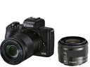 Canon EOS M50 Mark II Mirrorless Digital Camera with 15-45mm and 45-200mm Lenses