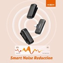 MOXOM MX-AX64, Dual Noise Reduction Wireless Microphone, Type-C Plug Receiver.