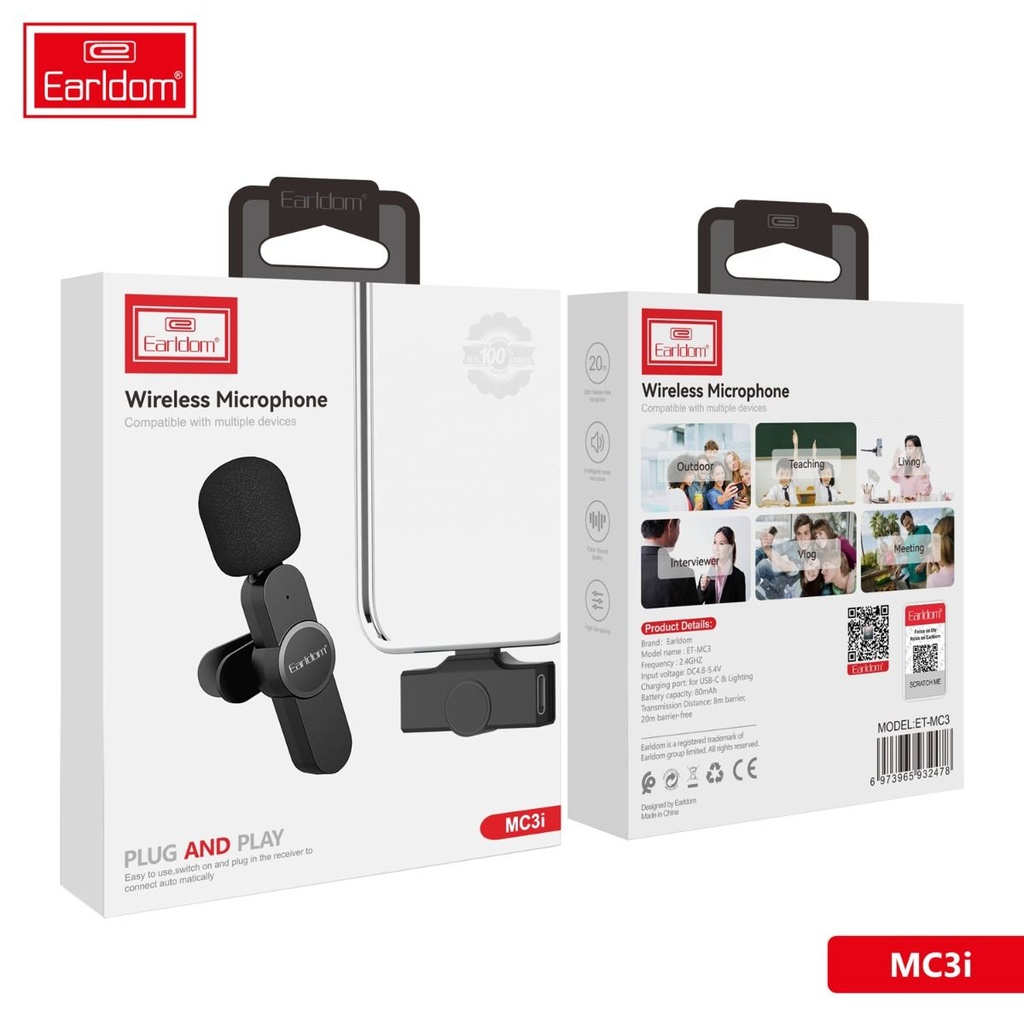 Earldom ET MC3 Professional Wireless Microphone.