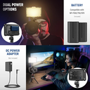 Neewer 176 LED Video Light Lighting Kit: Dimmable 176 LED Panel, with 2200mAh Li-ion Battery, USB Battery Charger and Carrying Case for Product and Portrait Photography