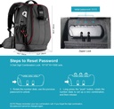 Neewer Pro Camera Case Waterproof Shockproof Adjustable Padded Camera Backpack Bag with Anti-theft Combination Lock for DSLR,DJI Phantom 1 2 3 Professional Drone Tripods Flash Lens and Other Accessory