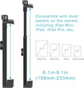 Neewer iPad Tablet Tripod Mount Adapter Holder, 6.3-9.25 inches/16-23.5 centimeters Adjustable Clamp