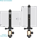 Neewer iPad Tablet Tripod Mount Adapter Holder, 6.3-9.25 inches/16-23.5 centimeters Adjustable Clamp