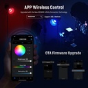 NEEWER CB60 RGB 70W LED Video Light with App Control, Bowens Mount COB Full Color Continuous Output Lighting 18000Lux/1m CCT 2700K-6500K CRI97+ 17 Scenes for Photography/Studio Video Recording