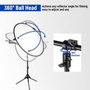 NEEWER Extendable Reflector Holder Arm, Photo Studio Telescopic 27.9” to 47.2” Boom Arm 360 Degree Swivel Reflector Bracket for Product and Portrait Photography, Ideal for Studio & Outdoor Photography