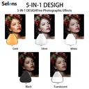 Selens 5 in 1 Triangle 80cm Light Reflector Photography Collapsible Portable with Handle for Photo Studio Portrait Shooting