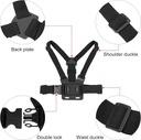 Puluz PU905 PU26 Chest Strap Kit for GoPro & Cell Phone Chest Mount, Adjustable Body Mount Belt for POV/VLOG