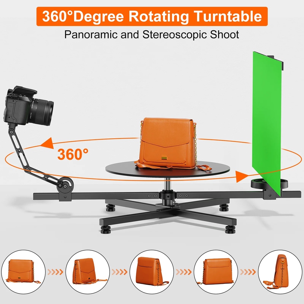 VRIG 360 Degrees Camera Rotating Platform Product Display large Photography Table