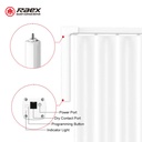 Smart Home Raex Air Zigbee Motorized Rail Z-wave Electric Motor Curtain Track