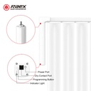 Smart Home Raex Air Zigbee Motorized Rail Z-wave Electric Motor Curtain Track