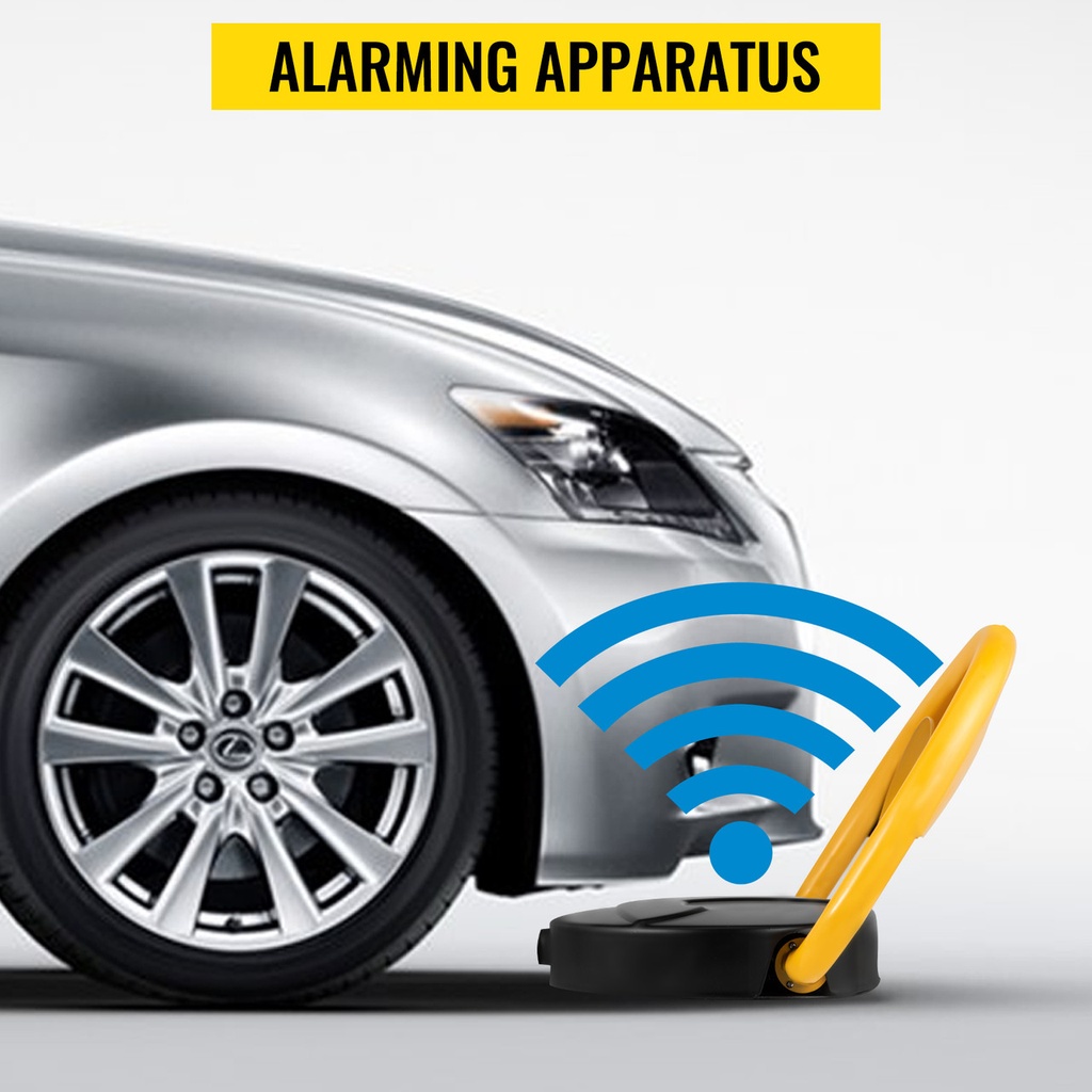 Battery Powered Parking Lock for Protecting Parking Space