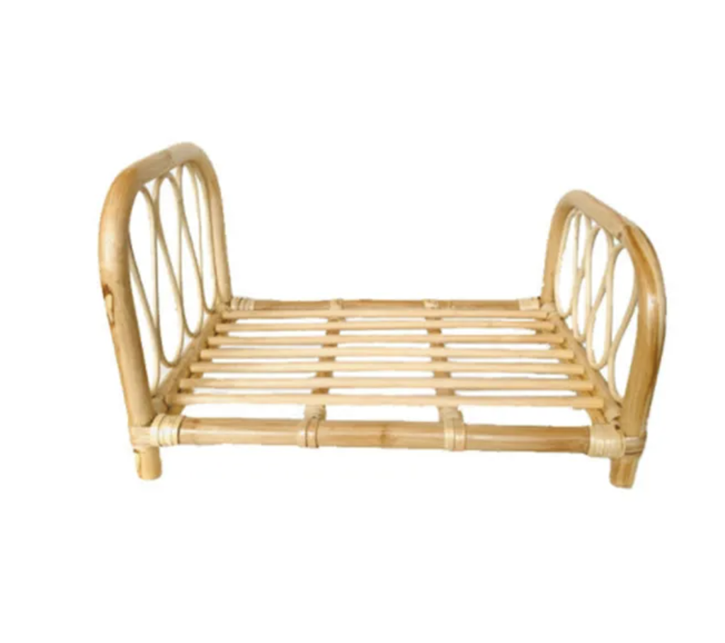 Newborn Photography Props Handmade Rattan Bamboo Chair Bed Photography Prop Studio Posing