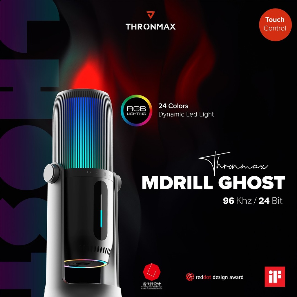 THRONMAX MDrill Ghost RGB USB Microphone