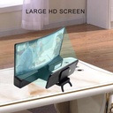 12 inch 3D Cell phone screen Magnifier pantalla amplificadora Double Portable Bluetooth speaker