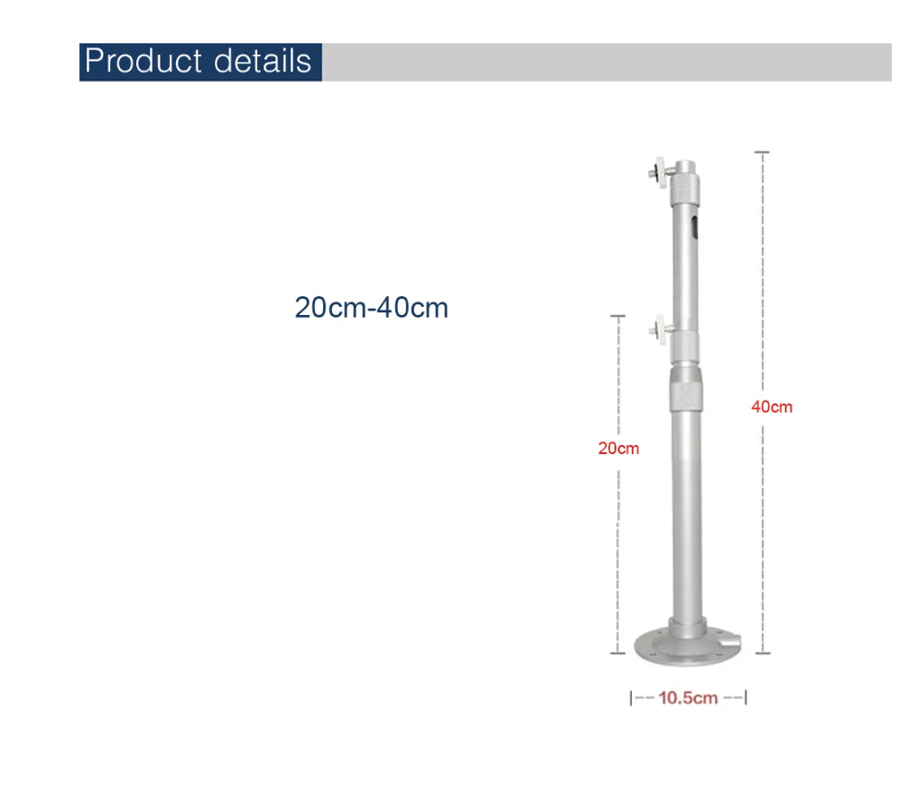 BYINTEK Mini Ceiling Mount Bracket, 20cm to 40cm Adjustable, for Projector