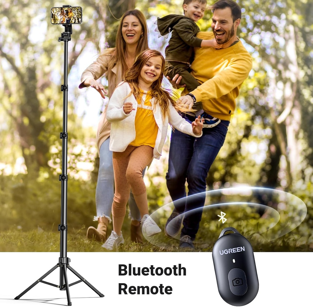 Selfie Stick Tripod with Bluetooth Remote / UGREEN (15609/LP680)