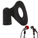 Mic Microphone Stand Accessory Flexible Plastic Clamp Clip Holder Mount InL3