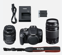 Canon EOS 2000D Mt + 18-55MM DC III + 75-300MM III KIT