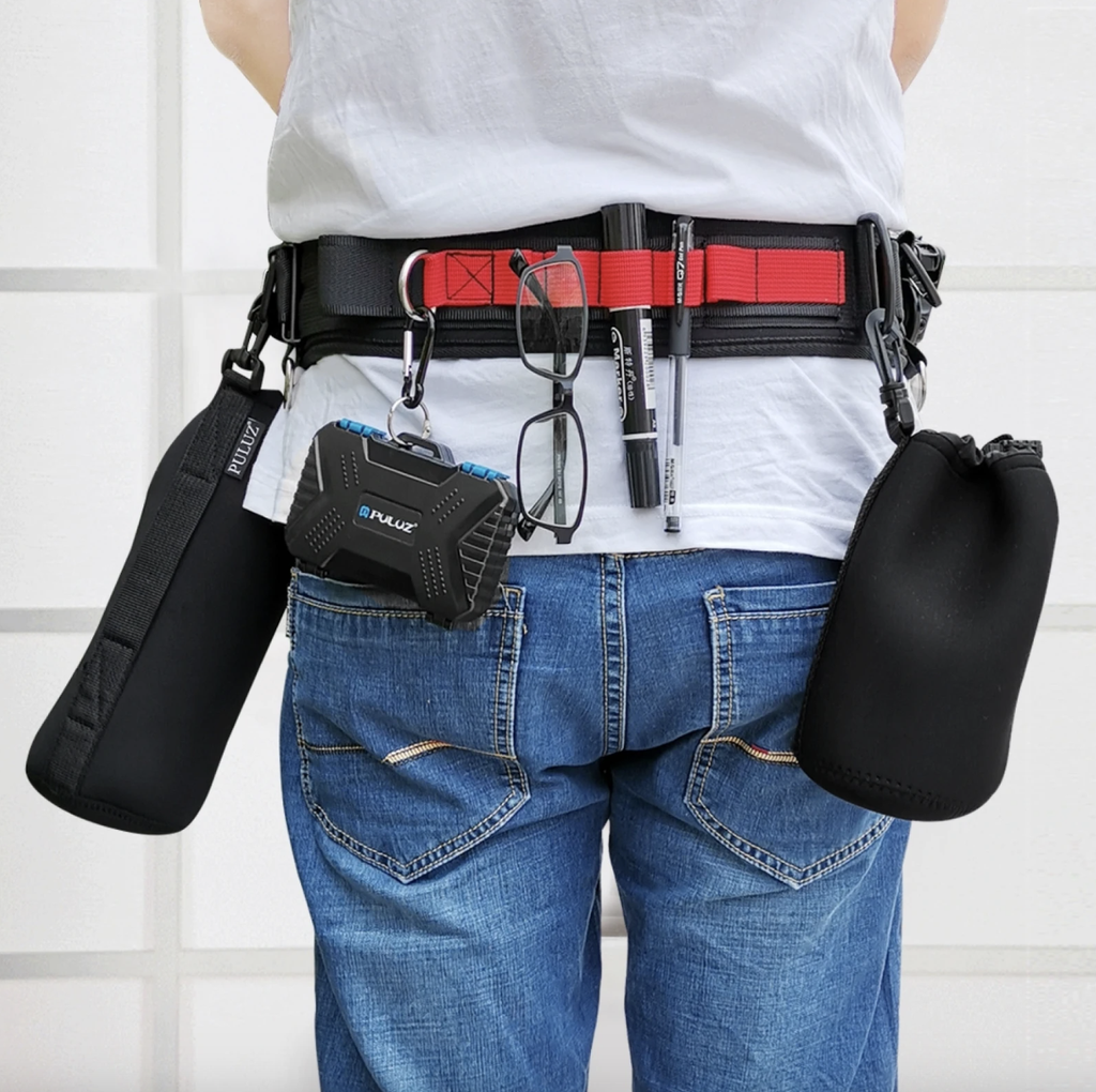 PULUZ Multi-functional Bundle Waistband Strap Belt with Hook for SLR / DSLR Cameras