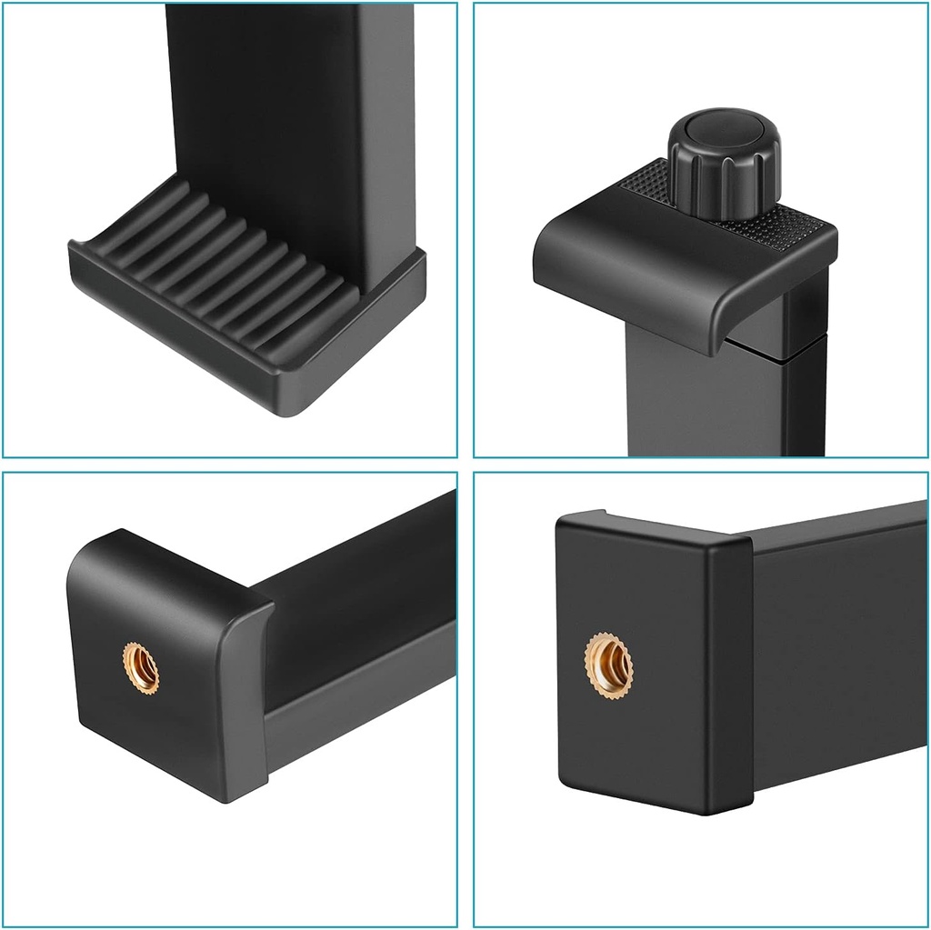 Neewer iPad Tablet Tripod Mount Adapter Holder, 6.3-9.25 inches/16-23.5 centimeters Adjustable Clamp