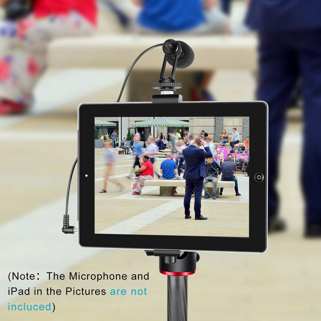 Neewer iPad Tablet Tripod Mount Adapter Holder, 6.3-9.25 inches/16-23.5 centimeters Adjustable Clamp