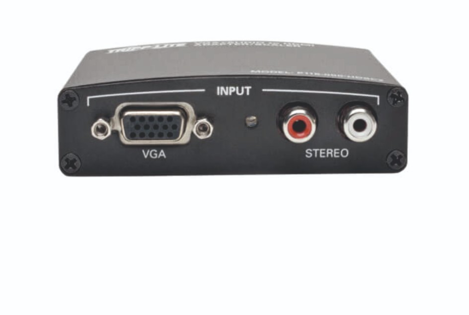 VGA+audio to hdmi with Audio Converter RCA and Power