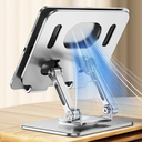 360° Rotation Stand for iPad, Adjustable Holder,Aluminum