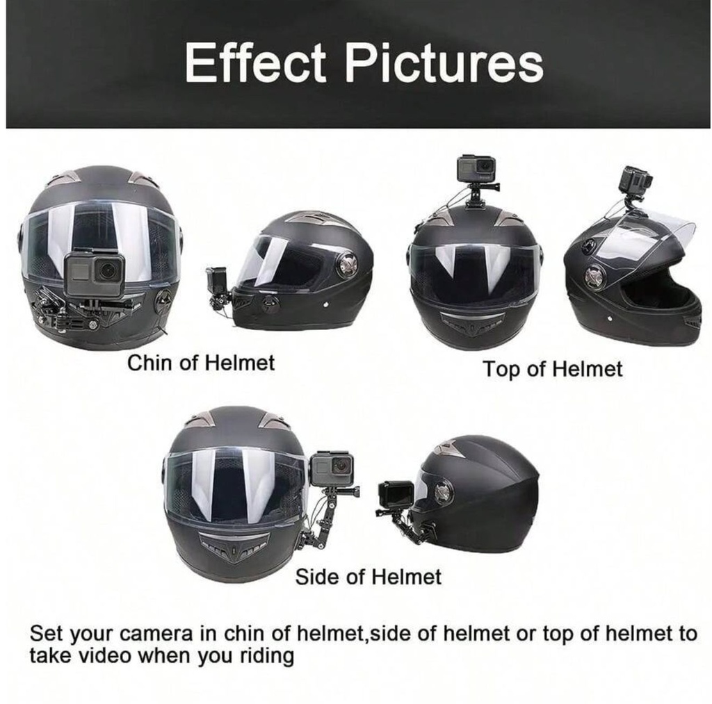 Helmet Strap Mount For Gopro