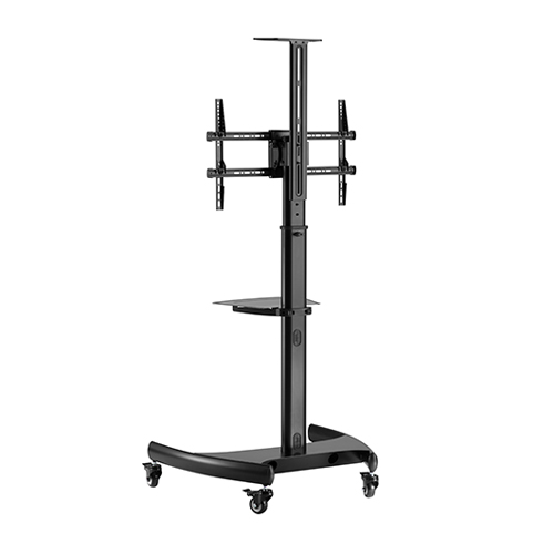 Lumi Telescopic Height Adjustable Steel TV Cart - Brateck TTV03-46TW