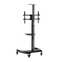 Lumi Telescopic Height Adjustable Steel TV Cart - Brateck TTV03-46TW