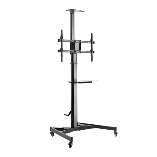 Lumi Telescopic Height Adjustable Steel TV Cart - Brateck TTV03-46TW