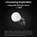 Godox AK-R22 Collapsible Silicone Soft Light Ball V1 Flash