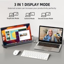 UPERFECT 15.6Inch LCD Monitor Ultrathin 1080P IPS FHD USB Type C Dispaly