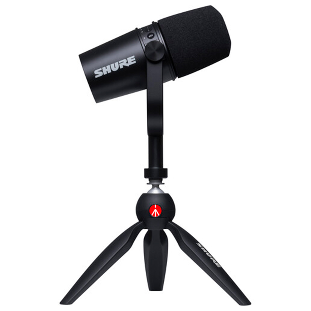 Shure MV7-K Bundle Kit Podcast Microphone (Black)