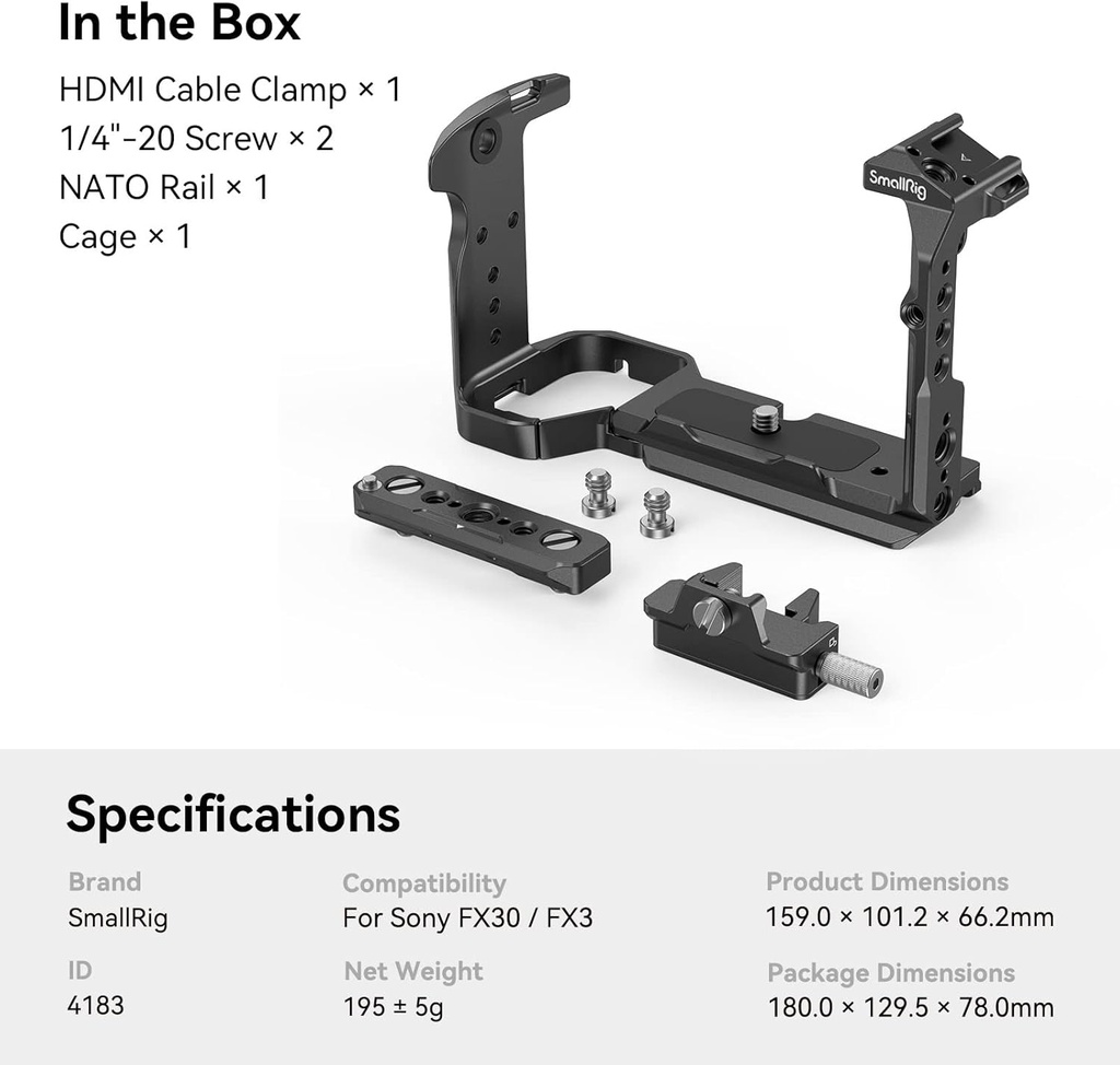 SmallRig Cage for Sony FX30 / FX3 4183